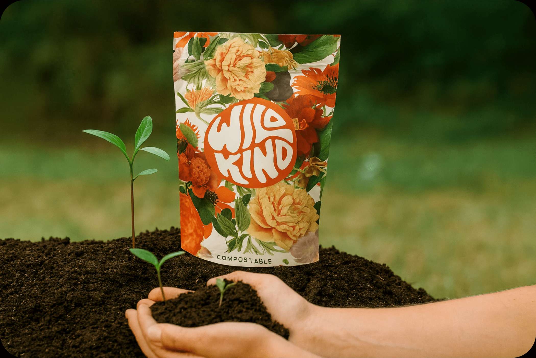 soil and compostable pouch